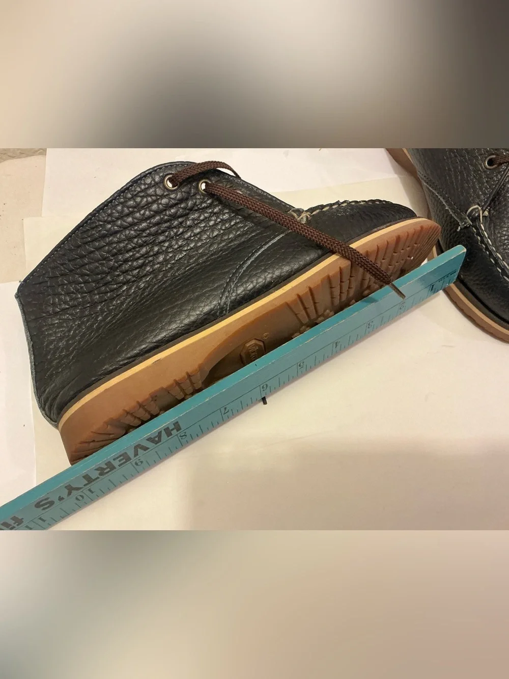 Vintage Dooney & Bourke navy blue  Leather Lace-Up Ankle Booties